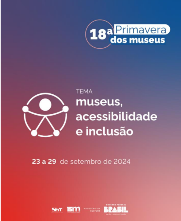 Pôster do 18ª Primavera dos Museus - 2024